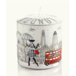 Candela piccola in cera Città